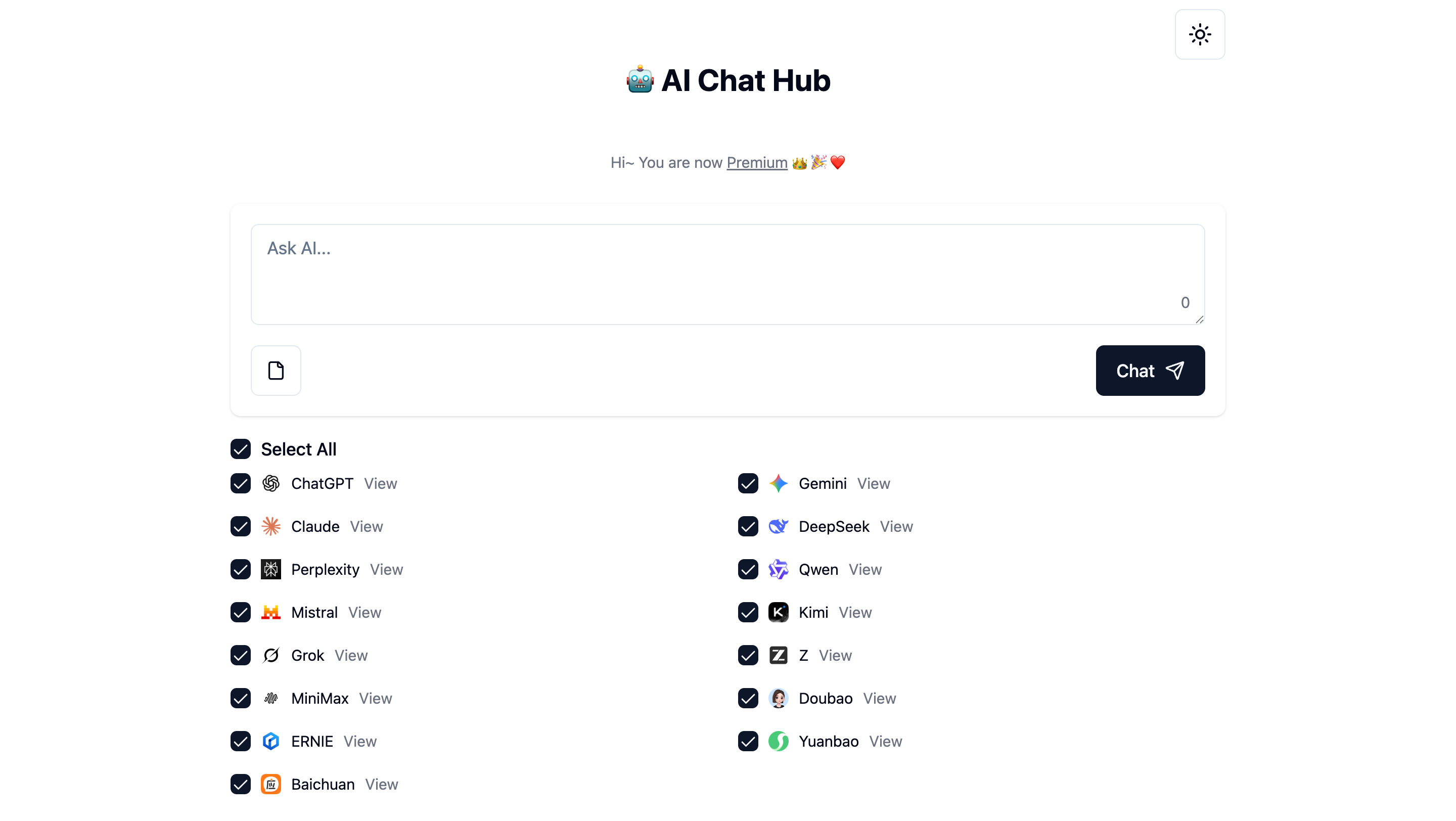 Clean Input Interface
